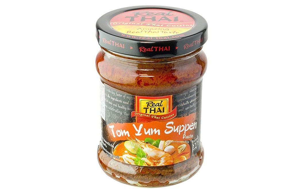 Real Thai Tom Yum Suppen Paste    Glass Jar  227 grams